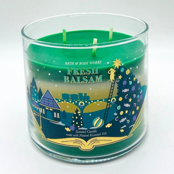 Bath & Body Works Other - BBW Fresh Balsam 3-Wick Candle